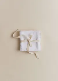 Set de 2 langes - Coeur Beige — view 2
