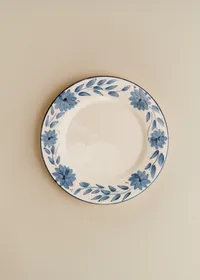 Set de 4 assiettes à dessert - Fleurs de Jardin - Bleu Vintage — view 5