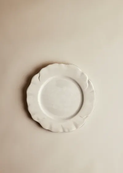 Set de 4 assiettes plates - Barcarolle - Bleu Vintage