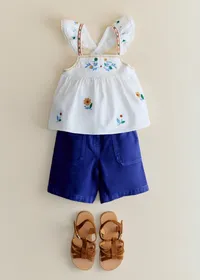 Short Alexis - Bleu Indigo — view 2