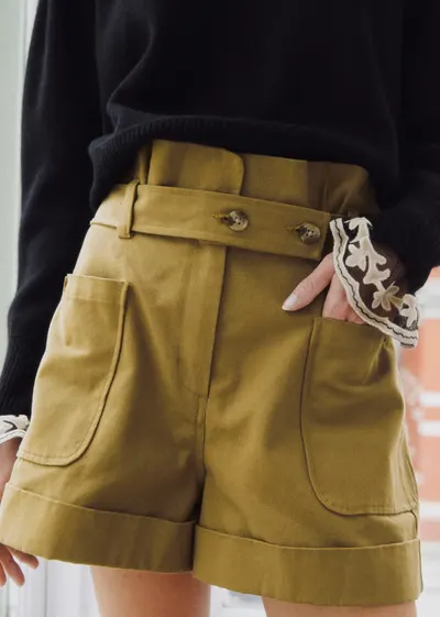 Short Errol - Sézane x SEA NY - Kaki