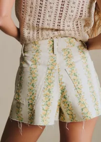 Short Le Summer - Imprime Golden Flower — view 4