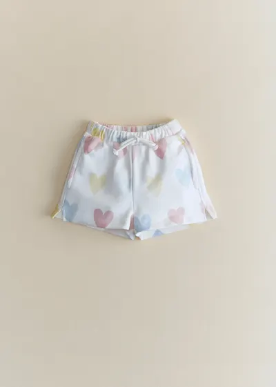 Short Nelson - Ecru / Coeur Pastel