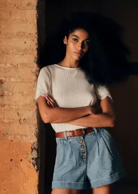 Short Wallace - Bleu Clair — view 2