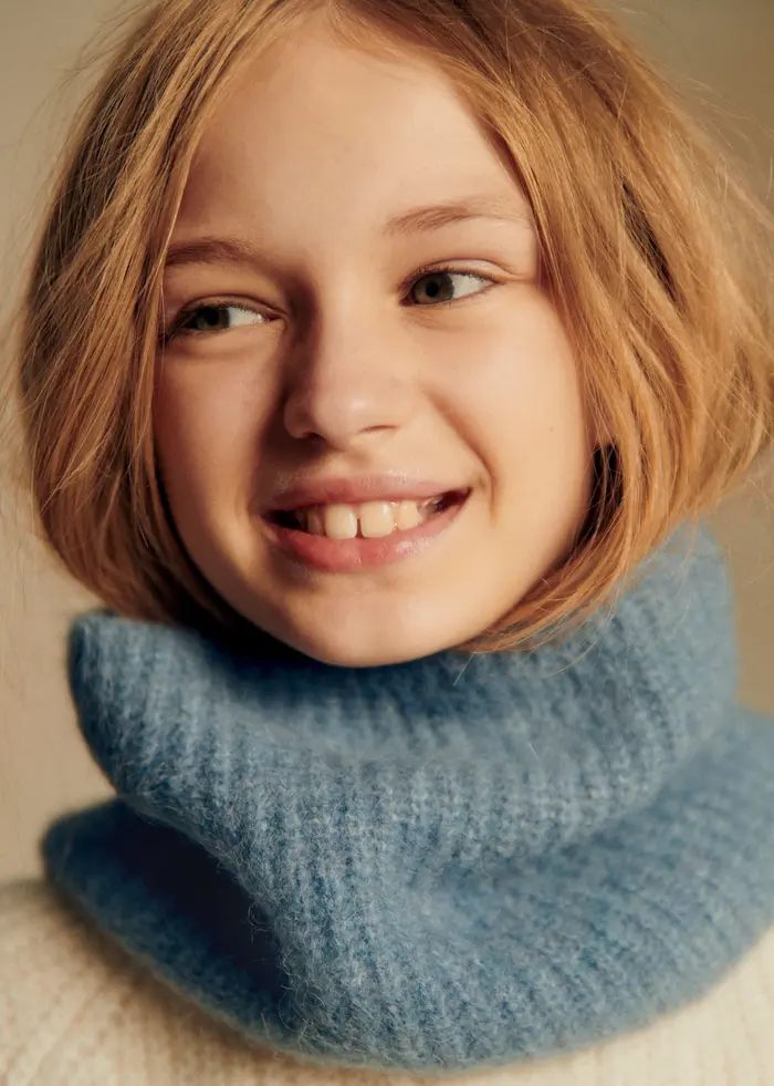 Snood Bernie - Bleu Glacier