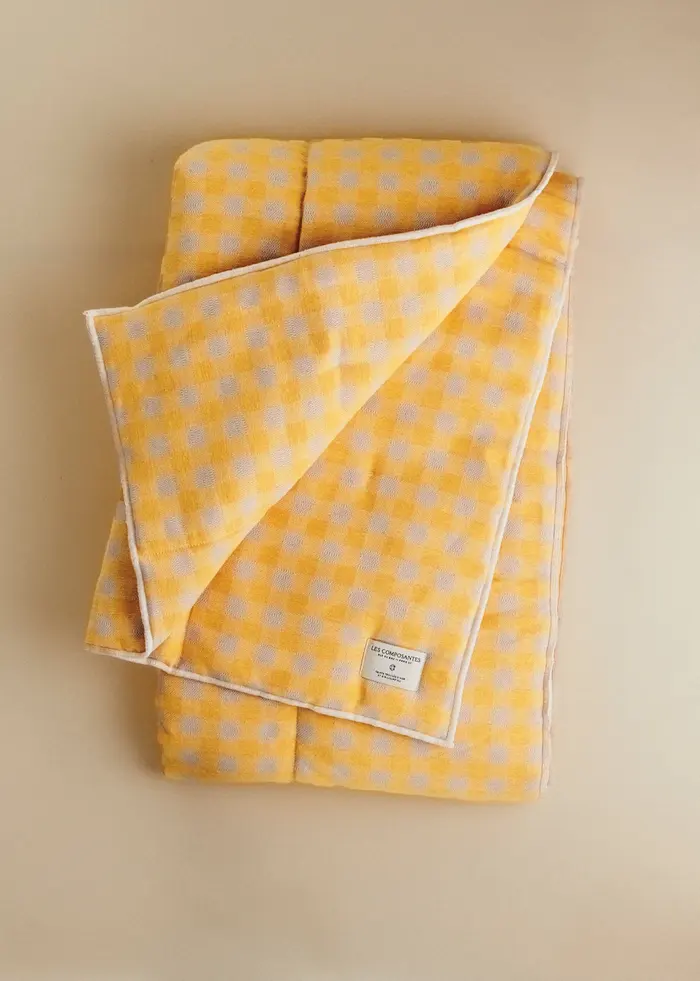 Sofa Cover - Vichy Jaune