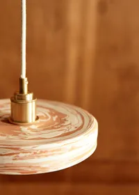 Suspension en Terre Mêlée - Périg - Terracotta et écru — view 3