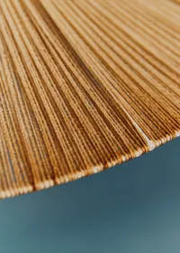 Suspension scandinave en teck et corde années 60 - Teck et corde — view 2