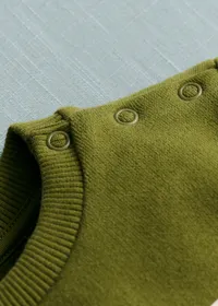 Sweat-Shirt Amour club - Olive / écru — view 2
