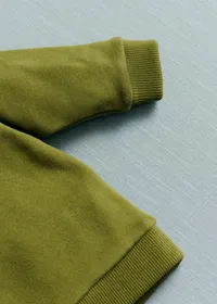 Sweat-Shirt Amour club - Olive / écru — view 3