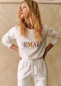 Sweat-Shirt Demain - Création Solidaire - Blanc/Multico — view 2