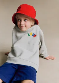 Sweat-Shirt Love - Gris Chiné / Multico — view 4
