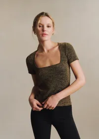 T-Shirt Amara - Doré — view 3