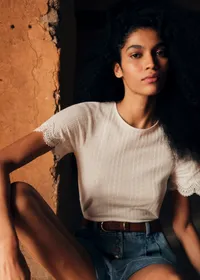 T-Shirt Cléa - Écru — view 4