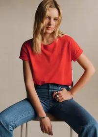 T-Shirt Conrad - Rouge Vif — view 4