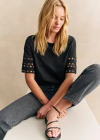 T-Shirt Hortense - Noir — view 2
