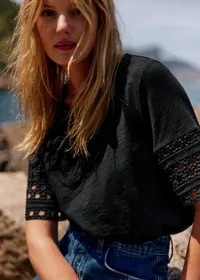 T-Shirt Hortense - Noir — view 4