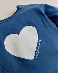 T-Shirt La chamade - Bleu indigo / Ecru — view 3