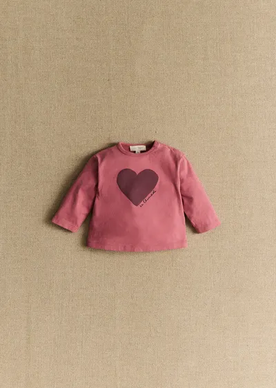 T-Shirt La chamade - Bois de Rose / Bordeaux