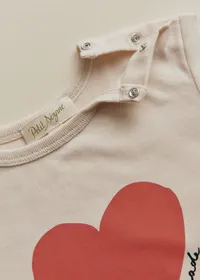 T-Shirt La Chamade - Crème / Rouge — view 2