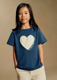 T-Shirt La Chamade - Bleu indigo / Ecru — view 3
