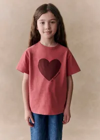 T-Shirt La Chamade - Bois de Rose / Bordeaux — view 5