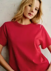 T-Shirt Léon - Cerise — view 2