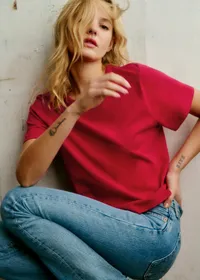 T-Shirt Léon - Cerise — view 3