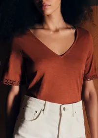 T-Shirt Lorna - Rouille — view 2