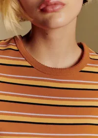 T-Shirt Nolan - Rayures Seventies — view 4