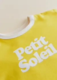T-Shirt Petit Soleil - Jaune / Ecru — view 3