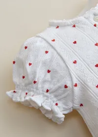 T-Shirt Simone - Imprimé Coeur Rouge — view 4