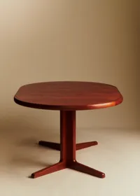 Table à manger vintage en bois massif - Bois Massif — view 2