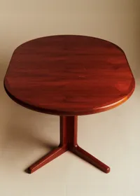 Table à manger vintage en bois massif - Bois Massif — view 3