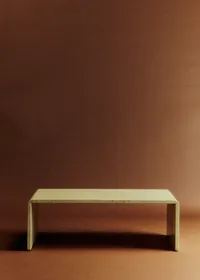 Table basse en travertin par Ligne Roset années 70 - Travertin — view 2