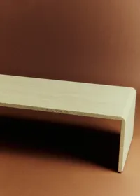 Table basse en travertin par Ligne Roset années 70 - Travertin — view 3