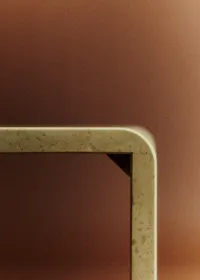 Table basse en travertin par Ligne Roset années 70 - Travertin — view 4