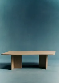 Table basse en travertin vintage - Travertin — view 2