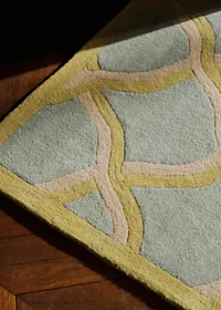 Tapis Legato - 170x240cm - Bleu orage, Olive et Beige — view 3