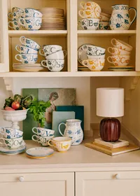 Tasse Poème - Bleu orage - Lettre F — view 4