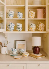 Tasse Poème - Bleu orage - Lettre Y — view 4