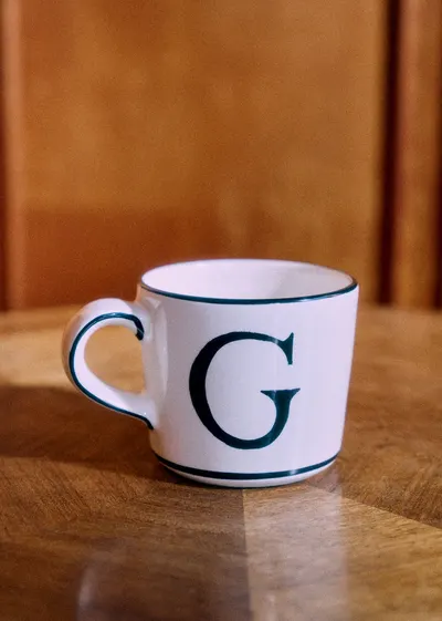 Tasse Tempo - Lettre G - Noir