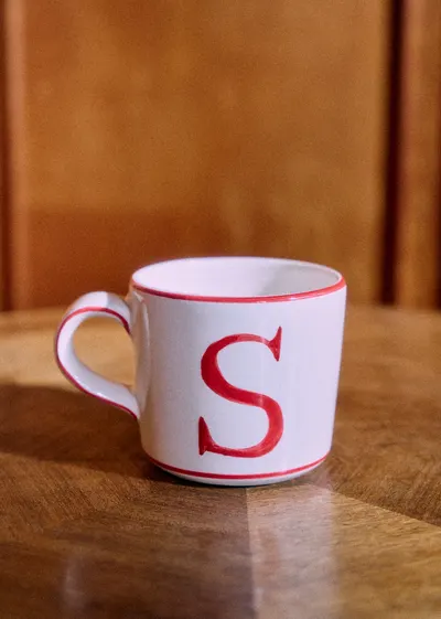 Tasse Tempo - Lettre S - Rouge