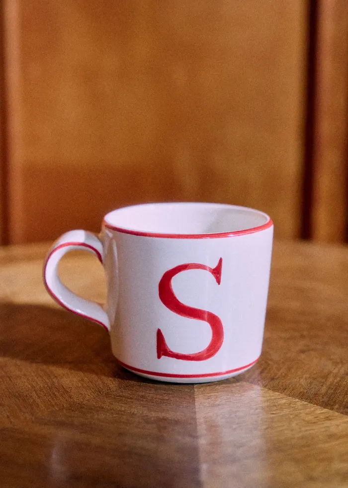 Tasse Tempo - Lettre S - Rouge
