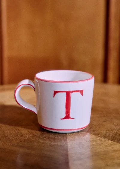 Tasse Tempo - Lettre T - Rouge