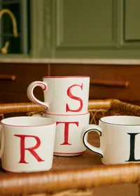 Tasse Tempo - Lettre T - Rouge — view 3