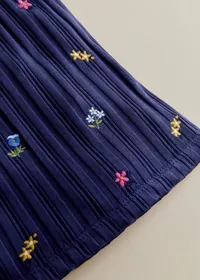 Top Abbie - Marine / Broderie Fleurs Herbier — view 4
