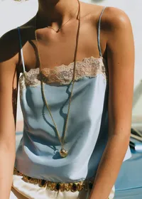 Top Adonie - Bleu Pastel — view 2