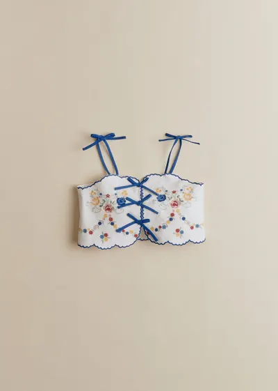 Top Alma - Broderie Placée Spring