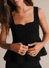 Top Calista - Noir — view 2
